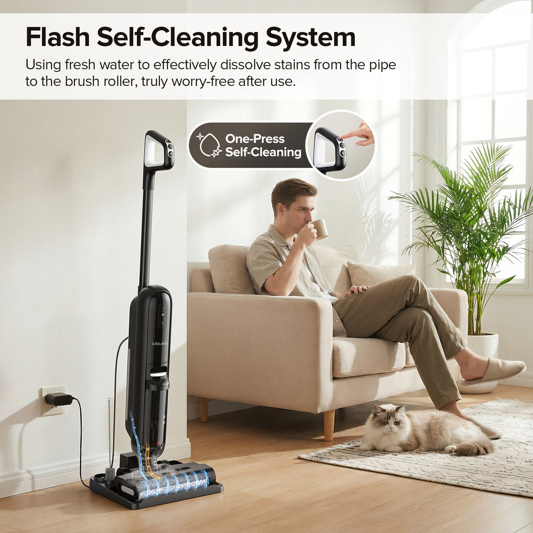 lubluelu T6 Wet Dry Vacuum with Hassle-Free Floor Care