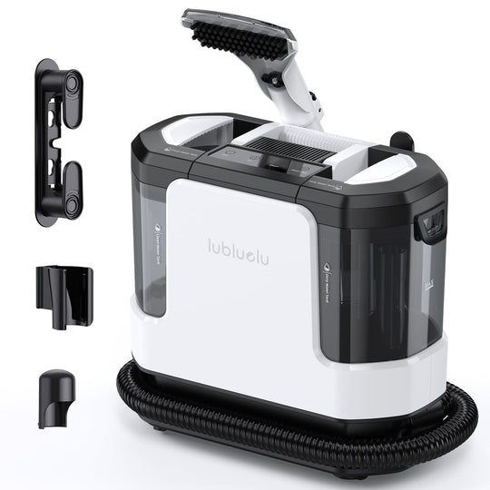 lubluelu V11 Portable Upholstery & Spot Cleaner with Wheeled Base Design