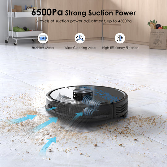 lubluelu SL60 Max+ Robot Vacuum with 2.5L Automatyczna stacja ssąca