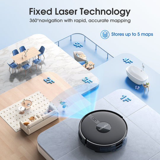 lubluelu B40 - 5800Pa  Robot Vacuum