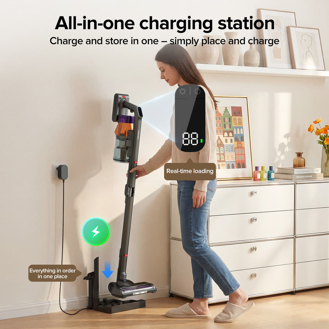 lubluelu G30 - 90° Foldable Cordless Stick Vacuum