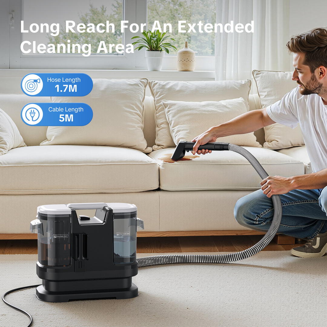 Long Reach For An Extended Cleaning Area