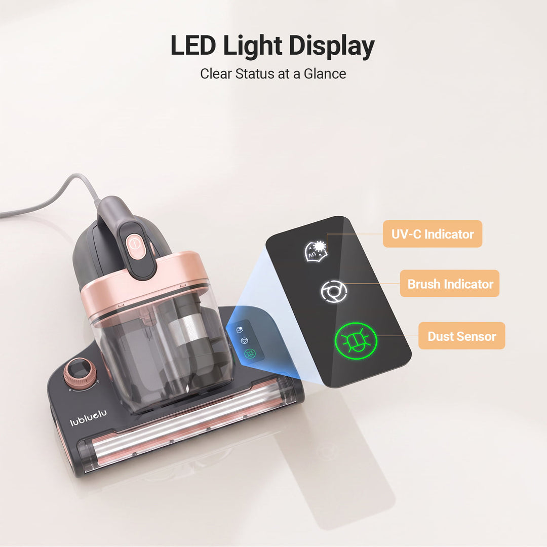 Aspirador de colchão UV antiácaros lubluelu CM209