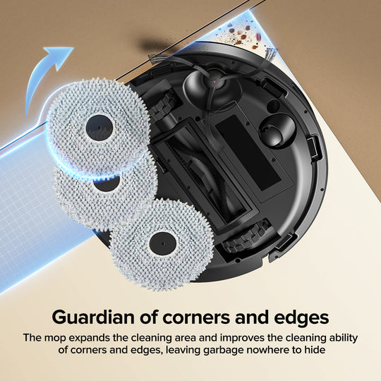 Smart MopTech: Auto-Lift,Edge Extension