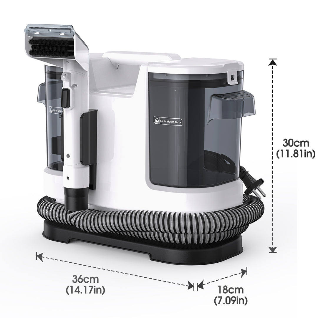lubluelu V8 Portable Upholstery & Spot Cleaner - Hot & Cold Water Modes