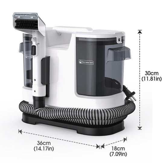 lubluelu V8 Portable Upholstery & Spot Cleaner - Hot & Cold Water Modes
