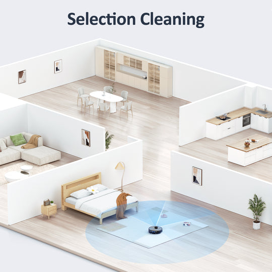 lubluelu SL60D 4000Pa LIDAR Navigation Robotic Vacuum